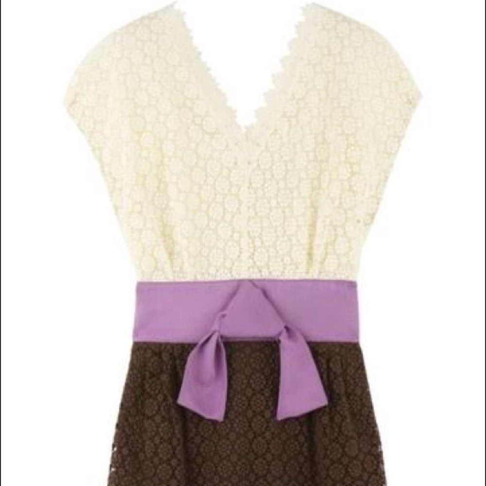 Milly Crochet Lace Midi Dress - Picture 3 of 9